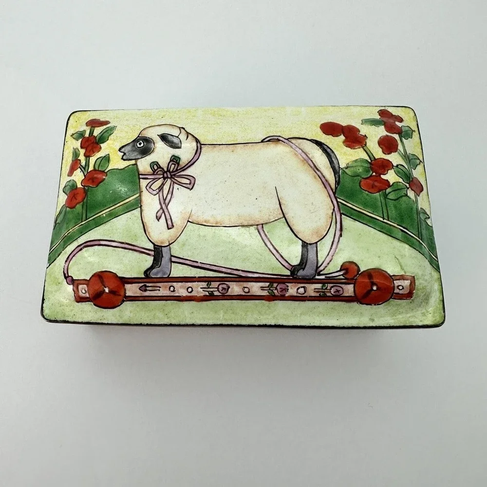 Chinemel enamel box